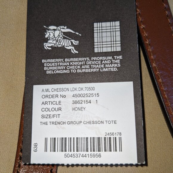 Burberry Tote - Picture 5 of 5